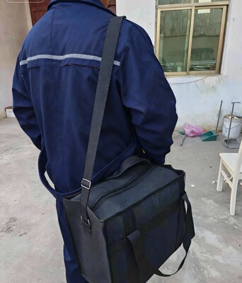 可背可提骨灰盒包帆布包结实耐用助力带寿盒收纳包迁坟登机运输