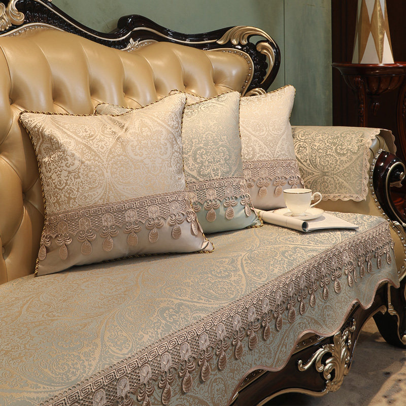 新款欧式防滑皮沙发垫坐垫四季通用高档轻奢沙发套罩盖布高级感,居家布艺,沙发垫,淘宝优惠券,粉丝福利购,淘宝优惠卷