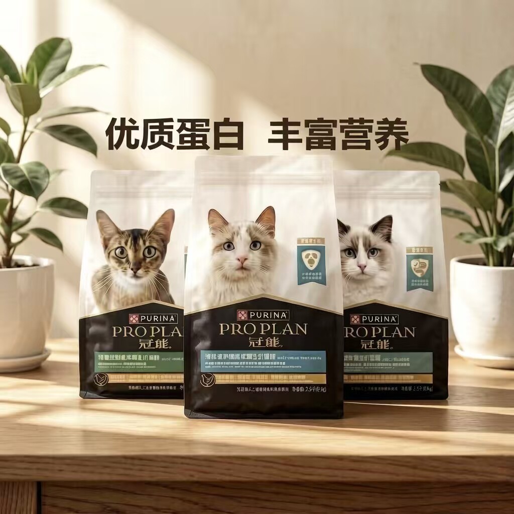 冠能泌尿肠胃猫粮2.5kg低脂猫全价膨化粮