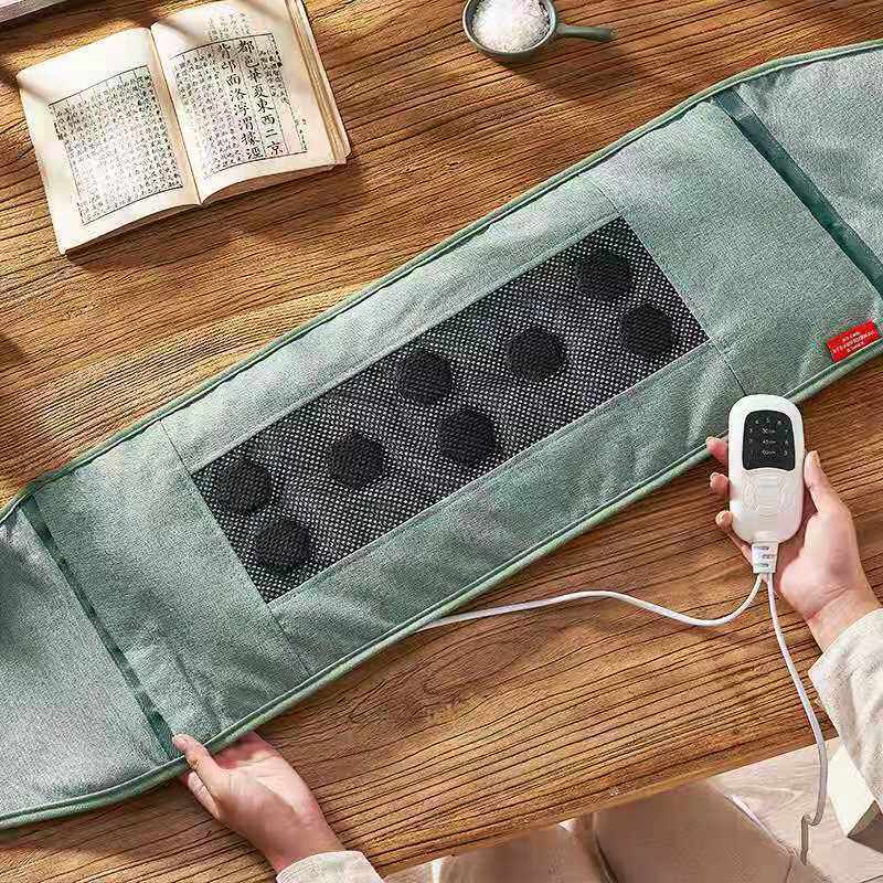 北京同仁堂海盐热敷包电加热盐袋理疗按摩温灸加电热护膝护腰加长