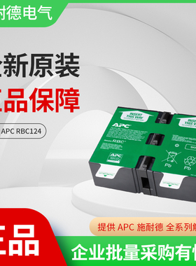 APC 施耐德 原装内置电池 RBC124 BR1500G-CN 专用电池 单节电池