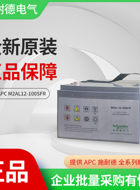 施耐德原装免维护电池12V100AH UPS不间断电源专用M2AL12-100SFR