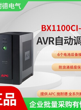 APC 施耐德 UPS BX1100CI-CN UPS不间断电源 660W/1100VA