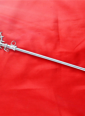 中国古代冷兵器 镗（25CM）少林镗 兵人 1：6