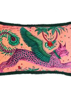 英國製造 Emma J Shipley奢華天鵝絨靠墊長方形抱枕 49x29cm 多款
