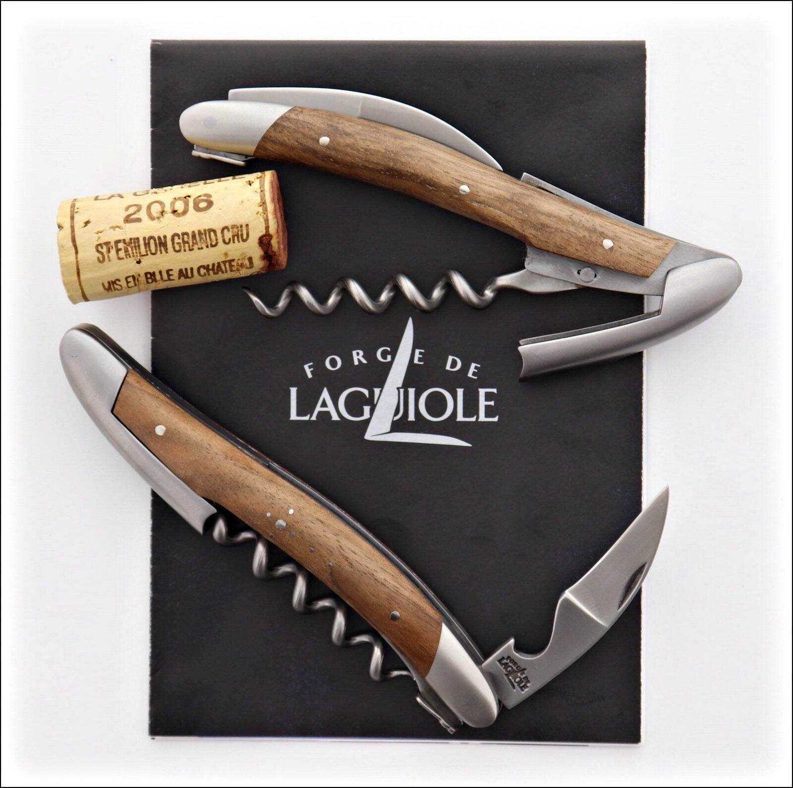 法国原装 forge de laguiole 拉吉奥乐木手柄酒刀 _瓶器 开酒器