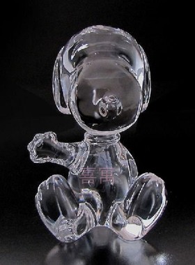 Baccarat巴卡拉史努比欢迎摆件