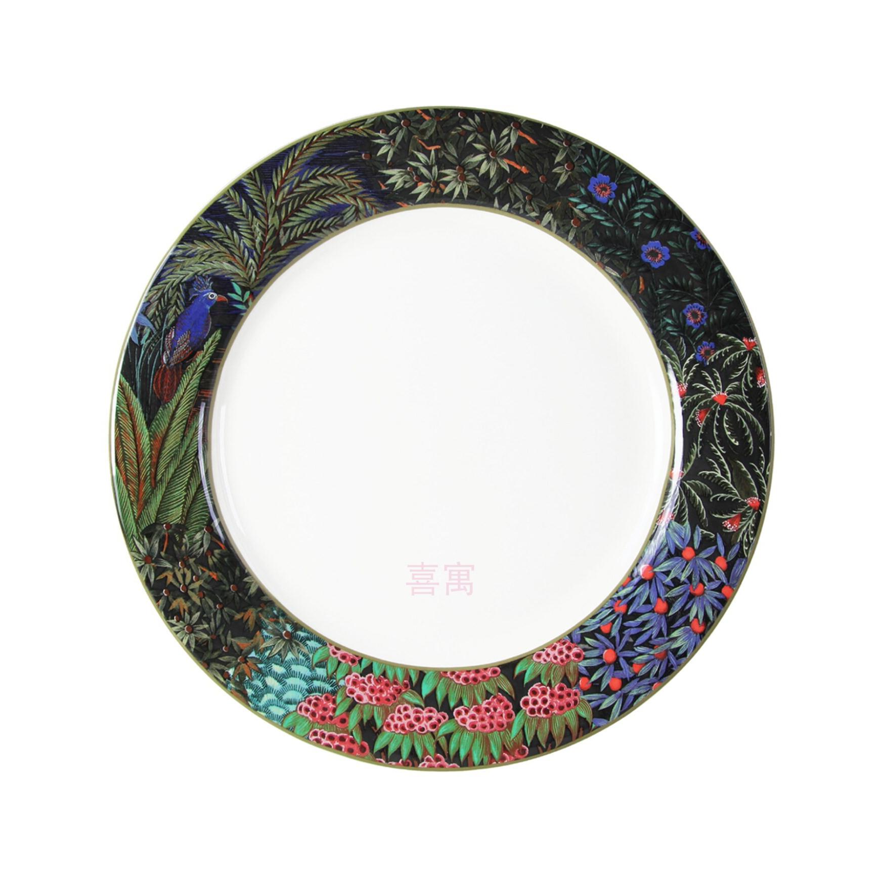 法國製造GIEN宫殿花园餐盘一套