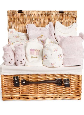 原装进口英国 Harrod’s 嬰兒禮物籃 礼物篮 男婴礼物篮 女婴禮物