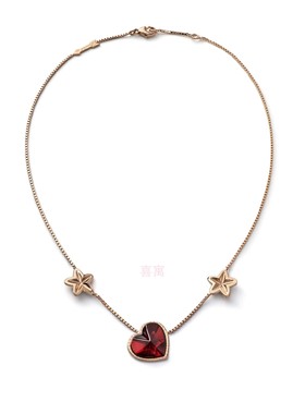 法国进口Baccarat巴卡拉心形项链