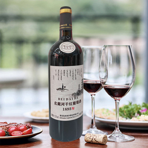 北戴河 纪念1893 干红葡萄酒  酒精度13.5%vol