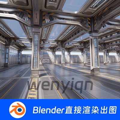 宫殿神殿大厅圣殿祭坛城堡皇宫Blender场景模型1817