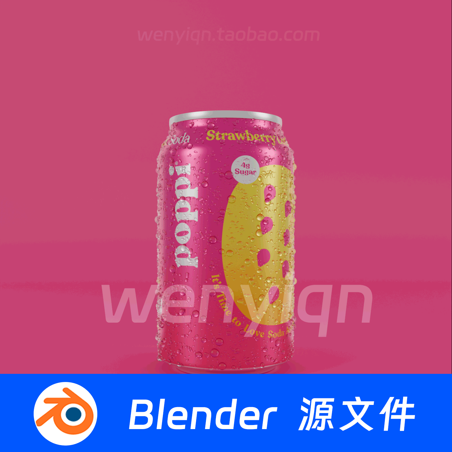 水滴液滴轨迹水珠汗滴生成器修改器Blender场景模型2511