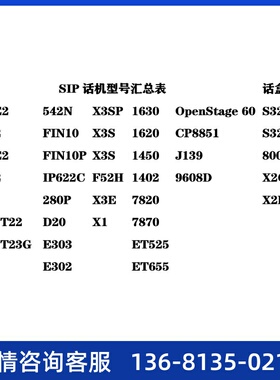 亿联POE话机T21PE2/S320P/7820/X2P/X3S/280P亿景等网络ip话机