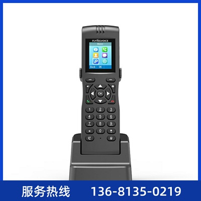 FLYINGVOICE飞音时代双频电话手持IP子母机内线移动sip话机 w