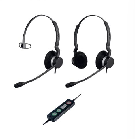 捷波朗/Jabra Biz 2300 QD usb单耳/双耳 呼叫中心耳麦 客服话务