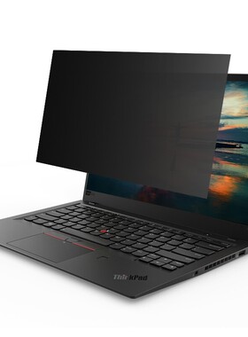 适用联想Thinkpad X1 carbon 2017 2018 2019 2020 2021防窥膜14寸x390 x395 X13笔记本电脑保护隐私贴13.3