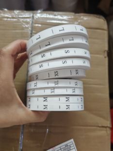 服装 洗水标签英文XS至6XL 尺码