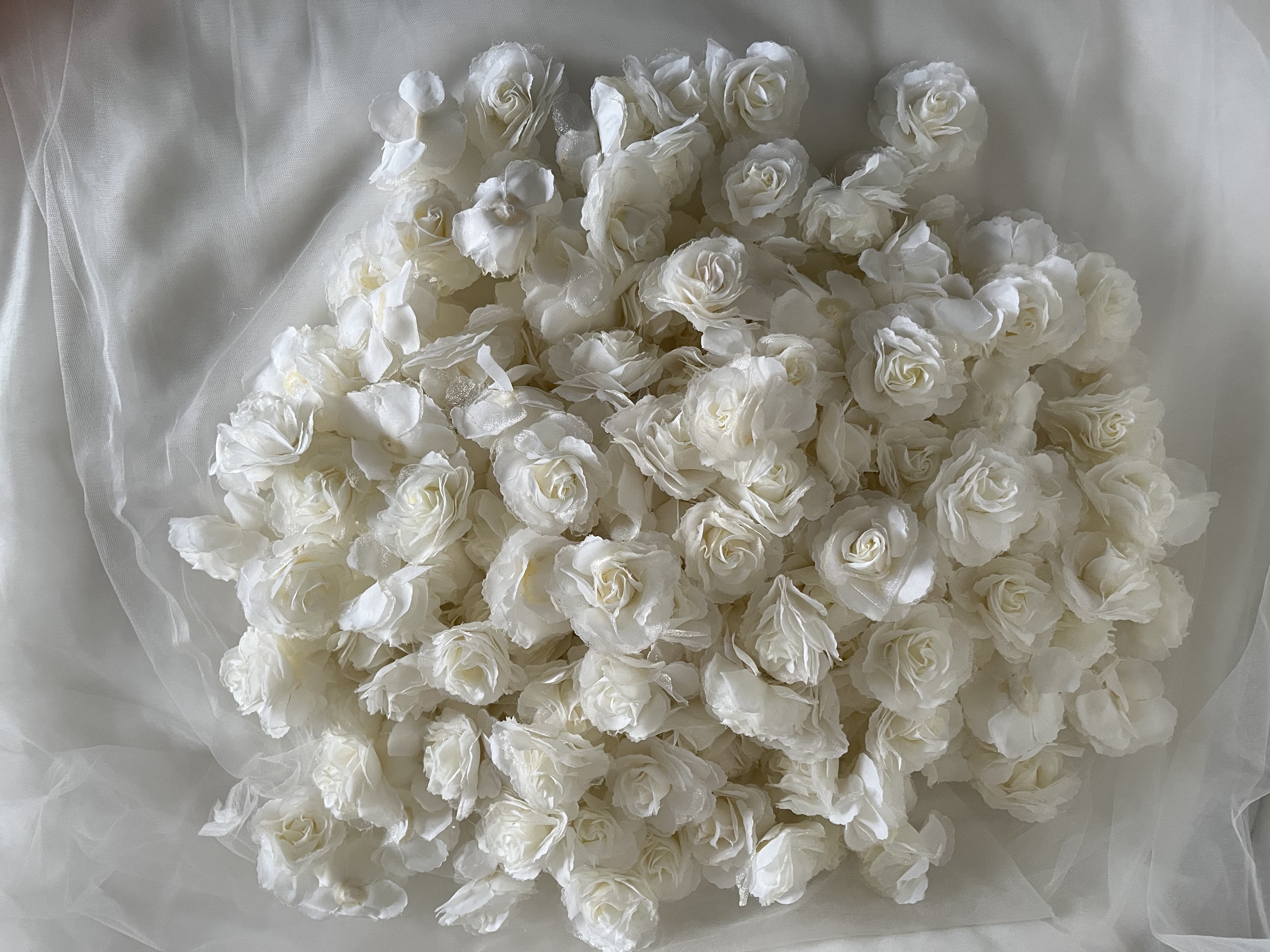 青高品质玫瑰花 婚纱礼服头饰配仿真花/假花