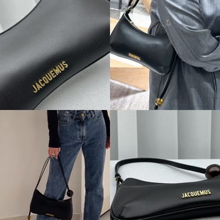 Jacquemus小众设计接吻腋下包珠珠可调节法棍包单肩包斜挎包女