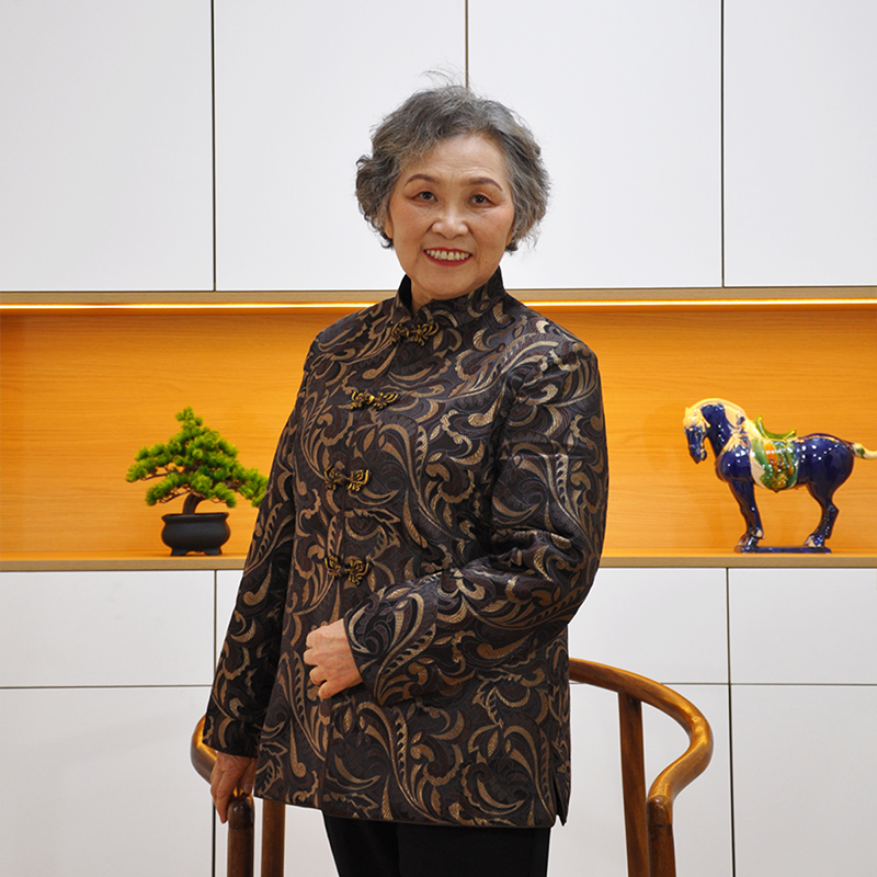 春秋款新中式盘扣上衣中老年真丝大码女唐装中国风妈妈装长袖古风