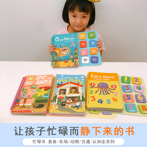 pinwheel安静书宝宝早教益智玩具