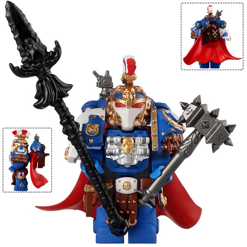 适用乐高第三方暗源星际战锤40K积木人仔极限战士拼装玩具Z933-2