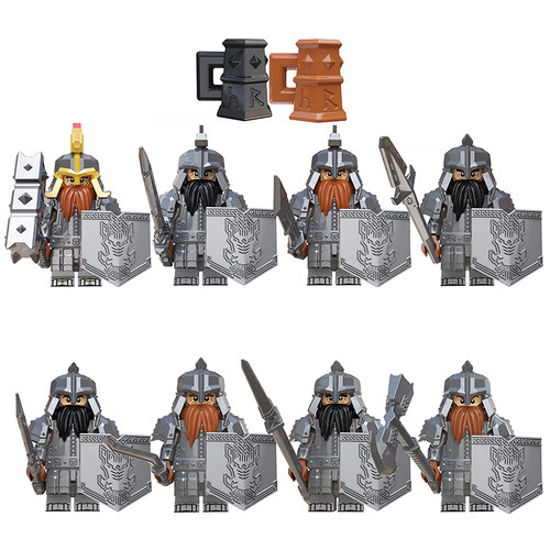 国产中古矮人战士kt1040拼装玩具