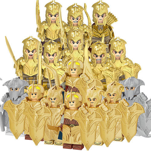 乐高指环王密林精灵守卫人仔