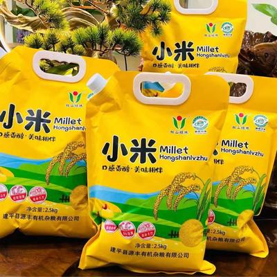 25年新黄小米红山绿珠五谷粗粮粥油厚早餐东北辽宁特产朝阳建平