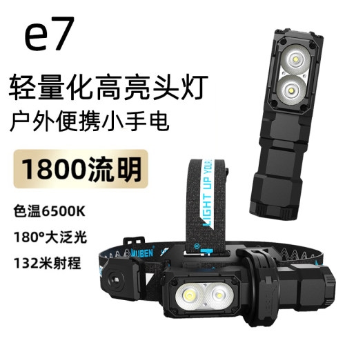 高配版E7务本户外头灯
