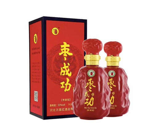 河北成功特产瓶装46度枣酒