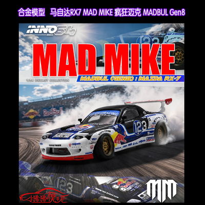 INNO马自达RX7MADMIKE汽车模型