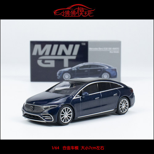 MINIGT64奔驰EQS580汽车模型