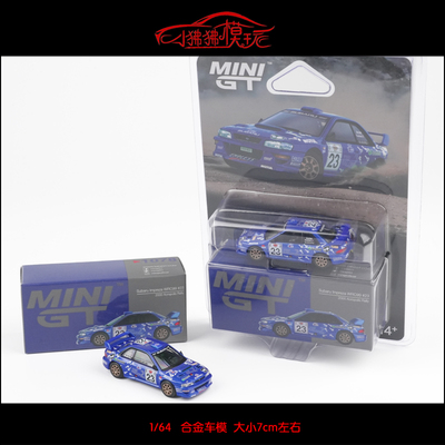 MINIGT斯巴鲁Impreza赛车模型WRC