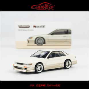 Silvia TW现货Tarmac 64日产VERTEX尼桑 S13合金汽车模型 Works