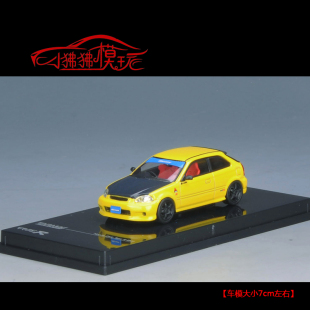 TW现货Tarmac Works 1:64本田Civic思域Type R EK9 SPOON汽车模型