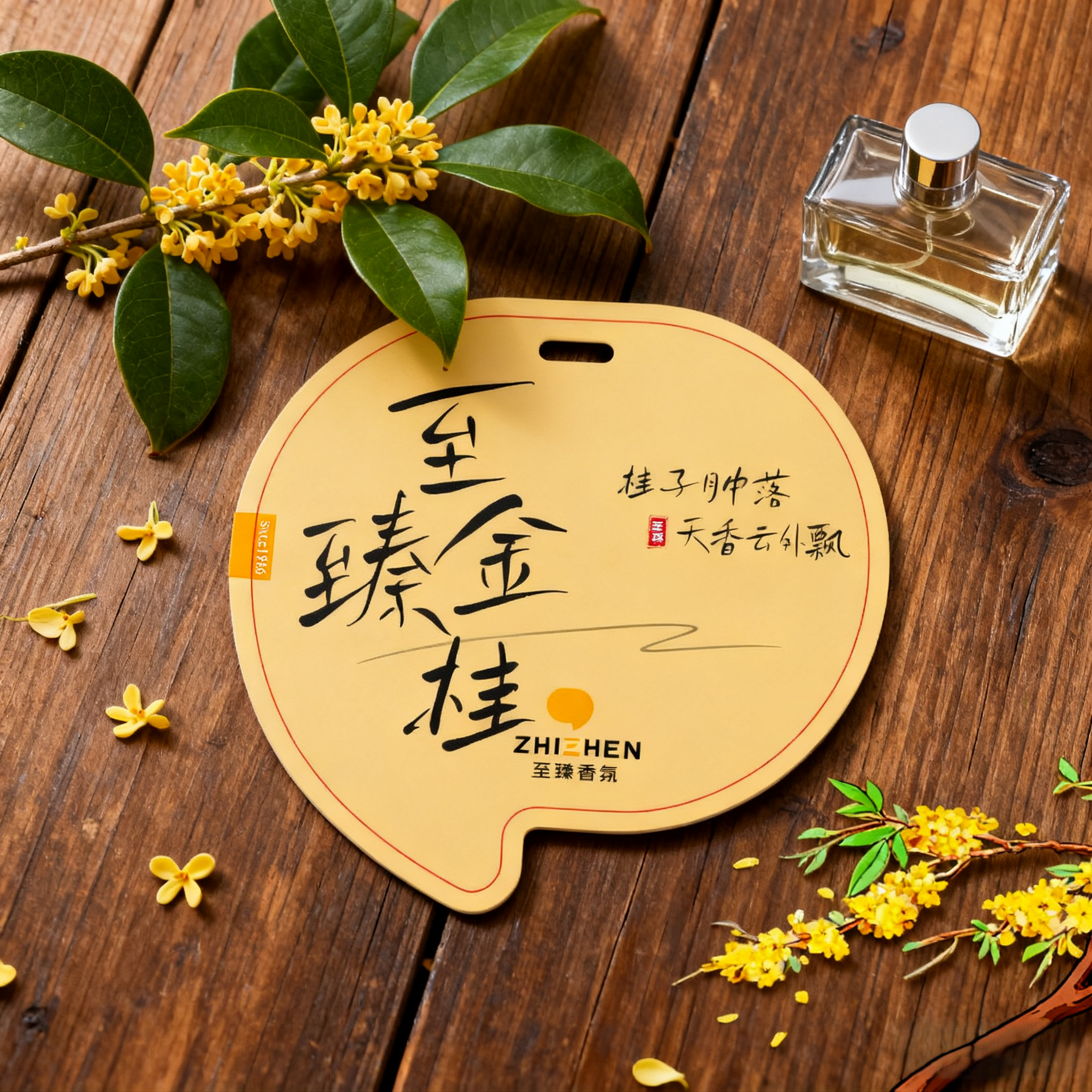 至臻金桂 香薰片车载车用卧室房间衣柜