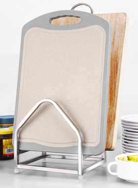 英国PolyLon 双砧板架 加厚304不锈钢大号菜板架厨房置物架案板架