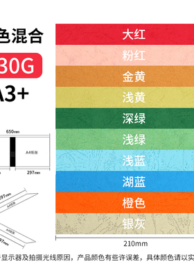 久印皮纹纸A4/A3++ 凹凸皮纹纸胶装机装订机标书封面文件封皮书本封面封皮装订纸 210*650mmA4侧面装订皮纹纸