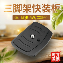 QB-5W快装板NikonCX560  CX999专用三脚架云台配件单反相机手机A5