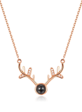 千一鹿路有你七夕情人节礼物项链