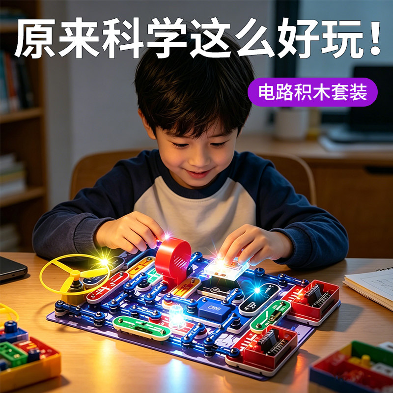 电路积木玩具】2026新款