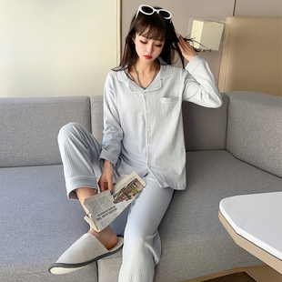 秋冬暖气房家居服145 新款 长裤 长袖 150cm小个子 纯棉睡衣春秋女款