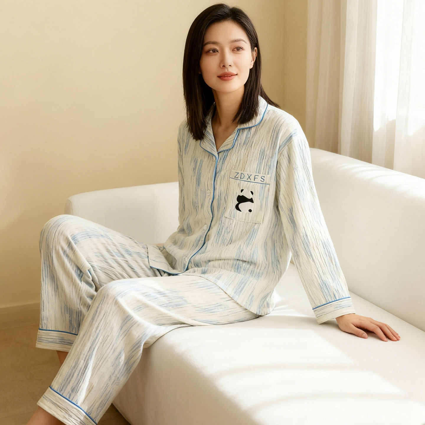 145150小个子秋冬德绒睡衣