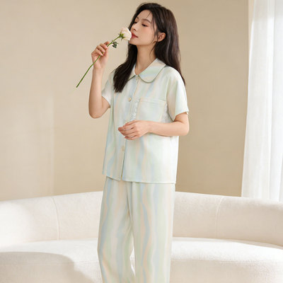 145150小个子夏季冰丝薄款睡衣