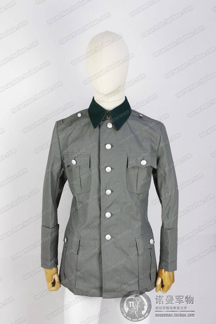 德夏季棉布M41君官作战服野战服常服工装中山装 诺曼军物