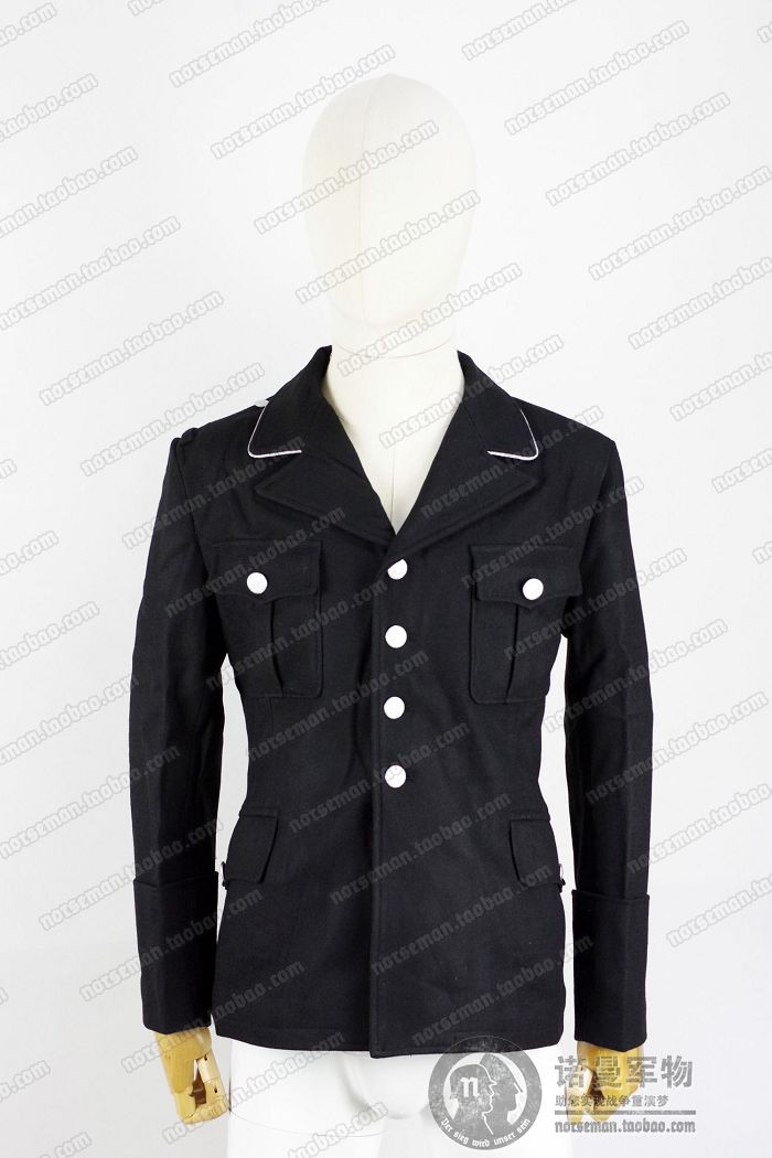 德国精英黑毛m32officer常服上衣