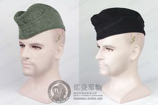 M34士兵船帽 WH版 原野灰毛呢 配合M36 诺曼军物 M40服用 新品