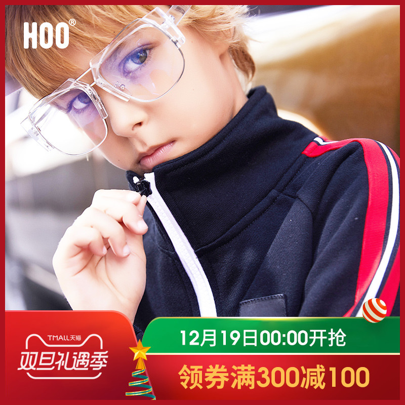 hooÄÐͯÍâÌ×´º×°2018ÐÂ¿î º«°æÐÝÏÐÄк¢Ô˶¯ÀÁ´¿ªÉÀºÚÉ«´¿ÃÞ¸ßÁì